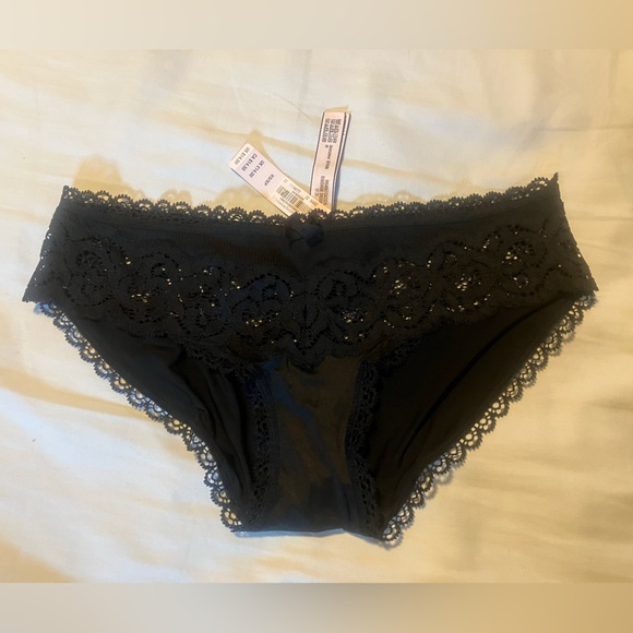 XS Bundle of Four Victoria Secret Panties -New with Tags (Black) - Picture 4 of 11
